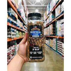 [HÀNG MỸ] Gia Vị Ướp Bít Tết Montreal Steak McCormick Grill Mates (Chai Lớn 822g - 29 OZ)