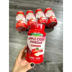 CHÍNH HÃNG Kẹo dẻo giấm táo hữu cơ Nature's Truth Organic Apple Cider Vinegar 120 viên MỸ 830856