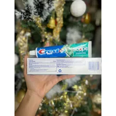 1 hop Kem đánh răng Crest complete extra whitening Scope Advanced Freshness của MỸ 232g