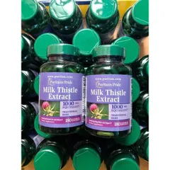 Bổ gan mỹ milk thisle extract 180v hàng mỹ chính hãng date 2027