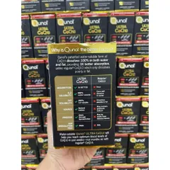 CAM KẾT CHÍNH HÃNG CỦA MỸ Viên uống  Qunol Ultra Coq10 100mg 30 viên 60 viên 120 viên