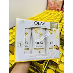 Sữa tắm Olay Advanced Moisture 700ml (Set  3 chai) MỸ