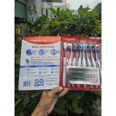 HÀNG MỸ Set 8 bàn chải đánh răng Colgate Optic White 36