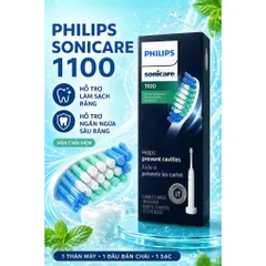 Bàn Chải Điện  Sonicare 1100 Series – Mẫu Mỹ Chính Hãng – làm sạch sâu – mẫu Mỹ