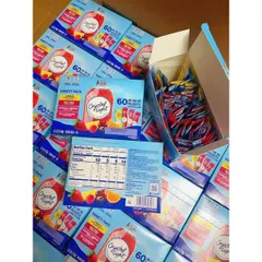 CRYSTAL LIGHT – Bột nước trái cây không đường Variety PacK (60 GÓI) USA