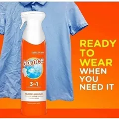 [HÀNG MỸ] Chai Xịt Phẳng Quần Áo, Khử Tĩnh Điện & Khử Mùi Bounce Instant Static Remover (9.7 OZ / 275g)