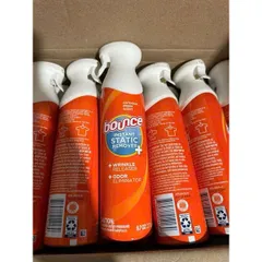 [HÀNG MỸ] Chai Xịt Phẳng Quần Áo, Khử Tĩnh Điện & Khử Mùi Bounce Instant Static Remover (9.7 OZ / 275g)