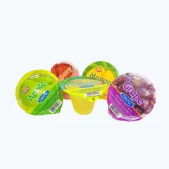 Fruzel Assorted Natural Fruit Jelly – Thạch Trái Cây Tự Nhiên (Hũ lớn) HÀNG MỸ