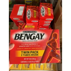 Dầu xoa bóp Ultra Strength Bengay - Hộp 2 tuýp 113g