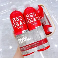 Cặp gội xả phục hồi tóc hư tổn DẦU GỘI TIGI ĐỎ PHỤC HỒI TÓC HƯ TỔN, LẤY LẠI ĐỘ ĐÀN HỒI CHO TÓC - 750ML