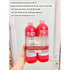 Cặp gội xả phục hồi tóc hư tổn DẦU GỘI TIGI ĐỎ PHỤC HỒI TÓC HƯ TỔN, LẤY LẠI ĐỘ ĐÀN HỒI CHO TÓC - 750ML