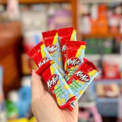 KitKat Lemon Crisp – Bánh xốp vị chanh tươi mát (Túi lớn mix gói mini) 861g