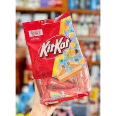 KitKat Lemon Crisp – Bánh xốp vị chanh tươi mát (Túi lớn mix gói mini) 861g