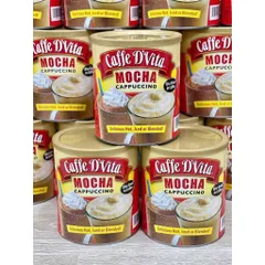 CAM KẾT CHÍNH HÃNG Mỹ Cà phê sữa hòa tan Mocha Cappuccino của Caffe D'Vita Mỹ hộp 1.8kg