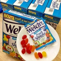 Kẹo dẻo Welch’s Fruit Snacks Mixed Fruit – Thùng Lớn 90 Gói / Thùng 45 Gói