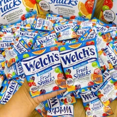 Có tách lẻ 45 gói và 90 gói Kẹo Dẻo Trái Cây Welch's Fruit Snacks hương trái cây của MỸ