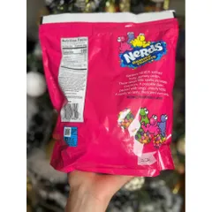 Kẹo dẻo phủ cốm cầu vồng Nerds Gummy Cluster 907g bịch Mỹ