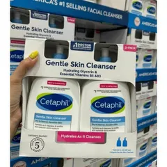 Set 2 Chai Sữa Rửa Mặt Cetaphil Gentle Skin Cleanser - Mỹ (MẪU MỚI)