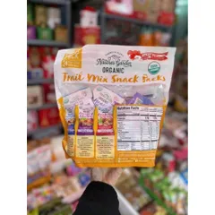 HÀNG MỸ Hạt mix tổng hợp trái cây sấy hữu cơ Nature's Garden Trail Mix Snack Packs 816gram chính hãng MỸ