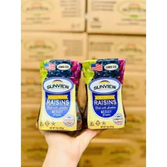 HÀNG LOẠI 1 Nho Khô Sunview raisins california grown medley grapes 425g trái to
