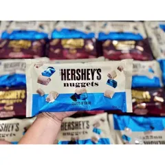 Kẹo Socola Hershey’s Nuggets Cookies ‘N’ Creme White Chocolate 344g