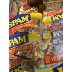 Lốc 8 Hộp Thịt Đóng Hộp Spam  Less Sodium