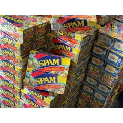 Lốc 8 Hộp Thịt Đóng Hộp Spam  Less Sodium