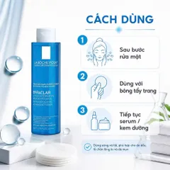 Toner La Roche-Posay Effaclar Lotion Astringente 200ml – Làm Sạch Sâu, Kiềm Dầu, Thu Nhỏ Lỗ Chân Lông Cho Da Dầu 831081