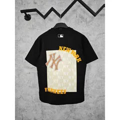 Áo Thun form rộng Nữ nam in hình MLB  Monative T-Shirt   chất cotton cao cấp đl 250gsm
