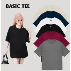 Áo Thun form rộng Tay Lỡ  BASIC TEE nhiều màu chất cotton 100% đl 250gsm