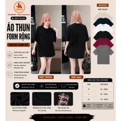 Áo Thun form rộng Tay Lỡ  BASIC TEE nhiều màu chất cotton 100% đl 250gsm