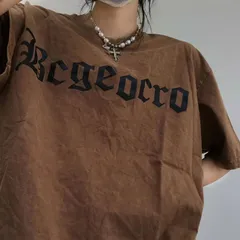 Áo thun form rộng   Cổ Tròn 100% Cotton  màu nâu hình thánh giá hottrend Thời Trang Phong Cách Hàn Quốc Cho nam nữ