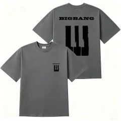 Áo thun  BIGBANG 2026 G-DRAGON cùng phong cách phím đàn piano cotton dà Coachella HOME SWEET HOME