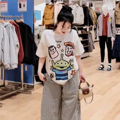 Áo thun form rộng Unisex In Hình Hoạt Hình Người Ngoài Hành Tinh Dễ Thương – Áo Phông  Nam Nữ Phong Cách Cute Streetwear