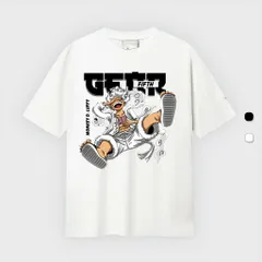 Áo thun form rộng One Piece Luffy Wanted siêu đẹp | Áo Luffy truy nã chất cotton giá rẻ