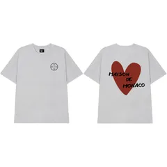 Áo thun form rộng tay lỡ Unisex trái tim MAISON  cổ tròn , áo phông  phong cách ulzzang hàn quốc chất cotton cao cấp