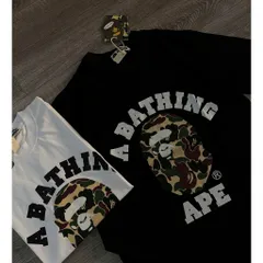Áo thun form rộng Tổng Hợp Mẫu Athing Bappe Hottrend  Chất Cotton - Áo Phông Unisex Đầy Đủ Tem Tag