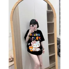Áo thun nữ HELLO màu sắc  unisex chất cotton 4 chiều cao cấp   siêu mát hottrend 2026