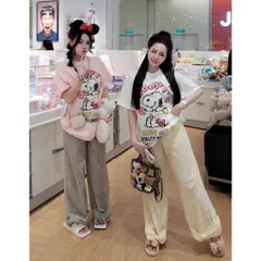 Áo thun form rộng Unisex Snoopy Cake  – Áo Phông Hoạt Hình Dễ Thương Phong Cách Hàn Quốc chất cotton cao cấp đl 260gsm