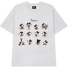 Áo thun form rộng Unisex  In Mickey Mouse – Áo Phông Nam Nữ Couple Dễ Thương Cotton cao cấp mềm mịn