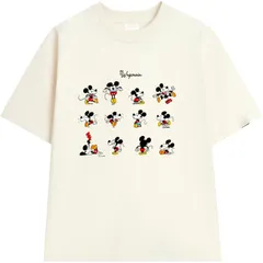 Áo thun form rộng Unisex  In Mickey Mouse – Áo Phông Nam Nữ Couple Dễ Thương Cotton cao cấp mềm mịn