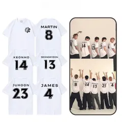 Áo Thun  form rộng KPOP Cortis Merch Cotton Unisex - Phong Cách Vintage Với Hình In Martin James Juhoon