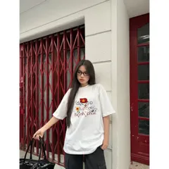 Áo thun form rộng quà tặng ngẫu nhiên  cotton cao cấp
