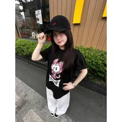 Áo Thun Poppop Gen 2 Leopard PP Leopard Tee 100% Cotton Form Oversize Unisex - Black