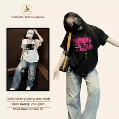 Áo thun form rộng nam nữ  hottrend 2025 in họa tiết chữ BN chất cotton cao cấp mềm mịn đl 250gsm