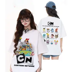 Áo thun form rộng Nam Nữ  nhân vật Hoạt Hình  CN Unisex Chất Vải Cotton 2 Chiều Dày Dặn Hot Trend 2026