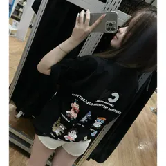 Áo thun form rộng Nam Nữ  nhân vật Hoạt Hình  CN Unisex Chất Vải Cotton 2 Chiều Dày Dặn Hot Trend 2026