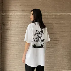 Áo thun form rộng nam nữ in nổi Need money for porsche m2 , áo phông unisex tay lỡ  in 5d sắc nét chất cotton cao cấp