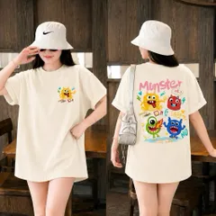 Áo Thun form rộng in hình Monster in hình Chất Liệu Cotton 2CTay Ngắn,  260g In Hình Cao cấp