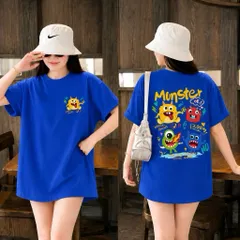 Áo Thun form rộng in hình Monster in hình Chất Liệu Cotton 2CTay Ngắn,  260g In Hình Cao cấp